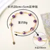 Pulseira de cristal natural com ágata vermelha e turquesa envolvidas em ouro, pulseira de cristal artesanal original, simples e da moda