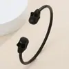 Joyería de mano retro para hombre estilo punk de moda transfronteriza europea y americana, pulsera metálica creativa y única de calavera, moderna y audaz