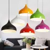 Iluminação pendente de alumínio moderna e simples para loja de milk tea, restaurante, bar, confeitaria, salão de beleza, restaurante de hot pot, abajur de personalidade criativa
