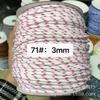 Familia Miu con 3 mm color 108 color punto de salto núcleo de poliéster envuelto en cuerda redonda cuerda para ropa sombrero cuerda para pantalones (longitud ilimitada)
