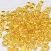 Ornamento de Lingote de Cristal Amarelo, Pote das Cem Bênçãos, Tigela Tesouro para Sala de Estar, Lingote de Vidro Atrai Riqueza e Reúne Fortuna Decoração Criativa