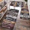 Juego de Cocina Nórdico Transfronterizo Tapetes para Piso Tapetes de Decoración Navideña Resistentes a Manchas y al Desgaste Tapetes Absorbentes de Agua y Aceite para Piso