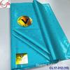 5 Jardas Tecido Bazinatikufabric Renda Africana Cor Pura Babu Perfumado Cor Pura Poliéster Embossed Bagagem