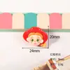 Pegatinas de resina de personajes de dibujos animados pegamento de crema DIY funda de teléfono pasador zapato de madera accesorios de decoración hechos a mano