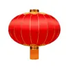 Fabricación de Faroles de Satén Rojos Grandes para Exteriores para Publicidad, Festivales, Decoración de Habitaciones de Boda, Celebraciones de Bodas y Bodas