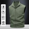 Venda Direta de Fábrica M-4XL Colete Casual para Pesca ao Ar Livre e Trabalho Masculino para Jovens e Meia-Idade Gola Alta Respirável de Secagem Rápida