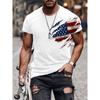 Comercio Exterior Transfronterizo Camiseta de Verano para Hombre Europea y Americana Camiseta de Manga Corta con Cuello Redondo Camiseta para Hombre para Deportes al Aire Libre y Ocio