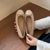 Zapatos Planos Versátiles con Lazo y Boca Poco Profunda para Mujer 2026 Primavera/Verano Zapatos de Abuela Mocasines de Suela Suave Zapatos de Ballet Delicados Estilo Francés