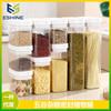 Latas selladas para cocina a prueba de humedad snacks frutas secas té latas de plástico caja de almacenamiento latas de almacenamiento de granos transfronterizo
