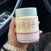 Taza de Bolsillo Portátil de Acero Inoxidable Botella de Agua Aislada Nueva Elegante Forma de Estrella Linda Caricatura Coche Taza Termo