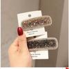 Nuevo Material DIY Clip de Cristal para Cabello Pinza de Vidrio Pinza Lateral Pinza para Flequillo Lateral Full Pedrería Venta al por Mayor