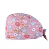 Gorro Quirúrgico Estampado de Algodón Europeo y Americano, Gorro Baotou para Cabello Largo, Gorro de Enfermera, Gorro de Doctor, Gorro de Postparto, Gorro Antipolvo Dental