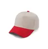 Gorra Lisa Transfronteriza con Bordado de Logo, Gorra de Béisbol de Algodón de Alta Calidad con Visera Rígida, Color Sólido, Gorra de Pico en Stock