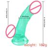 Lua pequena Transparente Cristal Pequeno Pênis Otário para Mulheres Iniciantes Masturbador para Sexo Adulto Fun Sex Products Dilapis