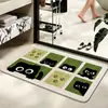 Tapetes de Piso de Lino Dibujados, Tapetes de Piso para Baño, Absorbentes, Antideslizantes, Resistentes a la Suciedad y de Fácil Cuidado para Puerta de Baño del Hogar, Venta al por Mayor