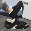 Pantuflas de algodón impermeables de invierno, unisex, de suela gruesa, con soporte para el talón, forradas de felpa para mayor calidez, adecuadas para usar en interiores y exteriores, y disponibles en nuevos estilos para parejas
