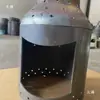 Gasificador de Madera de Hierro Fundido de Ahorro de Energía para Calefacción Interior y Exterior, Gasificador Recargable para Uso Tanto de Madera como de Carbón, Otros