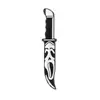 Broche de Liga de Halloween Transfronteiriço Série de Fantasmas de Terror Estilo Escuro Adaga Caveira Esmalte de Liga Emblema