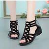 Sandalias Romanas de Piel Suave para Mujer, Nuevo Estilo Verano 2026, Zapatos Cómodos con Suela Suave para Mamá, Sandalias de Moda para Mujer para Exteriores, Zapatos de Cuña para Mujer