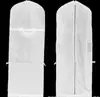 Capa de Poeira Dobrável Extra Longa de 180cm para Vestido de Noiva de Mão Uso Duplo com Cauda Bolsa de Poeira para Vestido de Noiva Cobertura para Vestido de Noiva Vestido de Festa