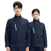 Conjunto de Ropa de Trabajo de Alta Gama para Primavera y Otoño, Duradero, Elástico, Antiestático, Top de Ropa de Oficina, Uniforme de Ingeniería para Taller Eléctrico