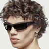Gafas de sol modernas y personalizadas con tecnología futurista, estilo punk, para deportes al aire libre.