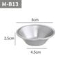 Molde de Aleación de Aluminio para Pastel de Fondo Redondo Plano M-B13 de Punto Transfronterizo, Tazón para Pastel, Pastel de Arroz, Pastel, Pudín, Tarta
