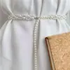 Cadena de Cintura de Perlas Multicapa Estilo Coreano 2024 Accesorio Decorativo para Mujer para Vestidos, Cinturón Elástico con Acabado de Lujo, Cadena Corporal para la Cintura