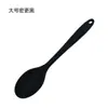 Venta al por mayor del fabricante cuchara pequeña de silicona cuchara densa cuchara para ensalada utensilio de cocina de silicona Amazon transfronterizo