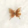 Pinza de pato de tres capas con mariposa de tul de hadas, incrustaciones de diamantes, estilo coreano, elegante, pinza para el pelo todo en uno, tocado, accesorios para el cabello de alta calidad