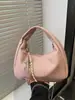 Bolsa Transversal de Ombro para Mulheres, Simples e Estilosa com Design Fresco, Novo Modelo 2026, Cor Sólida, Tendência, Fashion, Corrente Exquisita