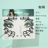 Pegatinas Faciales de Bruja Araña Mariposa Estampado de Leopardo Transfronterizas Fiesta Festiva Halloween Tatuajes Falsos Pegatinas de Pedrería