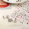 Pegatinas para Uñas Trituradas de Vidrio de Hierro, Modelo Popular para Niños, Pegatinas para Uñas con Graffiti Plateado Mate M-1178