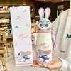 Termo Co-Branded Judy Nick para Mujer, Alto Valor Estético, Nuevo Modelo 2026, Taza con Popote, Botella de Agua para Pareja con Tapa, Regalo de Cumpleaños
