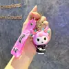 Llavero de Muñeca de Dibujos Animados Sanrio Kulomi, Colgante de Máquina de Bolas, Llavero Lindo para Bolsos, Pequeño Regalo al por Mayor