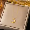 Novo Colar de Aço Titânio Yunyao para Mulheres, Nova Corrente para Clavícula de Verão, Joias Modernas de Aço Inoxidável, Fonte de Venda Quente para Transmissão ao Vivo