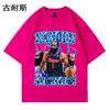 Comercio exterior eBay nicho diseño manga corta camiseta de hombre y mujer ins verano suelta algodón pareja chaqueta wish mayoreo