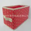 Fábrica de Cajas de Almacenamiento de Shenzhen Produce Caja de Almacenamiento de Ropa Interior Individual Japonesa Plegable Rosa con Estampado de Puntos