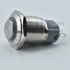 Leniu 16mm cabeça alta anel de travamento automático LED com luz interruptor à prova d'água botão de travamento automático de reset