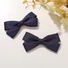 Tecido Jeans com Costura Retro Coreana Laço DIY Grampo de Cabelo Moda Clipe para Franja Pingente de Bolsa Flor para Sapato Acessório
