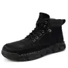 Botas Martin de Suela Gruesa para Hombre Estilo Británico Botas de Nieve Nuevas Botas Casuales para Hombre Botines Cálidos con Forro de Felpa