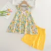Pijama de Niña Camisón sin Mangas de Seda Helada Conjunto Ropa para Madre e Hija Chaleco Shorts Verano Padre-Hijo Ropa para el Hogar Algodón Seda