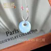 Colgante de Calcedonia Azul Hielo Natural Buda Nube Candado Ágata Hebilla de Seguridad Máscara de Zorro Collar de Jade
