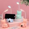Lámpara de escritorio USB creativa para estudiantes, dormitorio, escritura, lámpara de noche, recargable por USB, bonita lámpara de escritorio, regalo