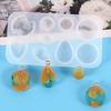 Molde de gota de cristal DIY onda de agua colgante de isla paisaje de terraza de playa escalera colgante de gema molde de silicona