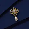 Broche novo estilo feminino senso de alta qualidade nicho broche atacado pino de alta qualidade temperamento fixo roupas terno joia pérola
