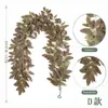 Enredaderas de Plantas Artificiales, Enredaderas de Eucalipto de Primavera, Hiedra Verde para Decoración del Hogar, Enredaderas Artificiales de Hoja de Azufaifo