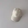 Série Rosa Popular Coreana Chapéus Infantis Primavera e Verão Boné de Baseball de Bebê com Letra P Proteção Solar para Meninas