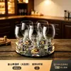 Modelo Nuevo 2025 Vaso para Cerveza Artesanal Blue Mountain, Vaso de Agua de Cristal de Lujo de Alta Gama, Vaso para Cerveza de Barril, Set Blue Mountain