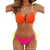 Bikini de dos piezas para mujer, estilo europeo y americano, ajustado, popular en plataformas transfronterizas como Amazon y AliExpress